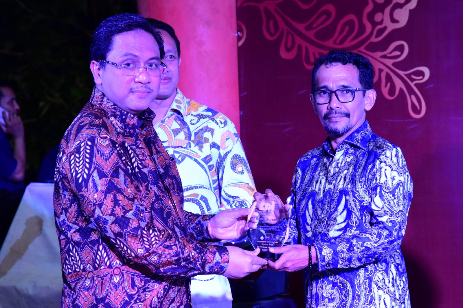Walikota Bima HML saat terima penghargaan di Semarang Kamis (22/09/2022) malam