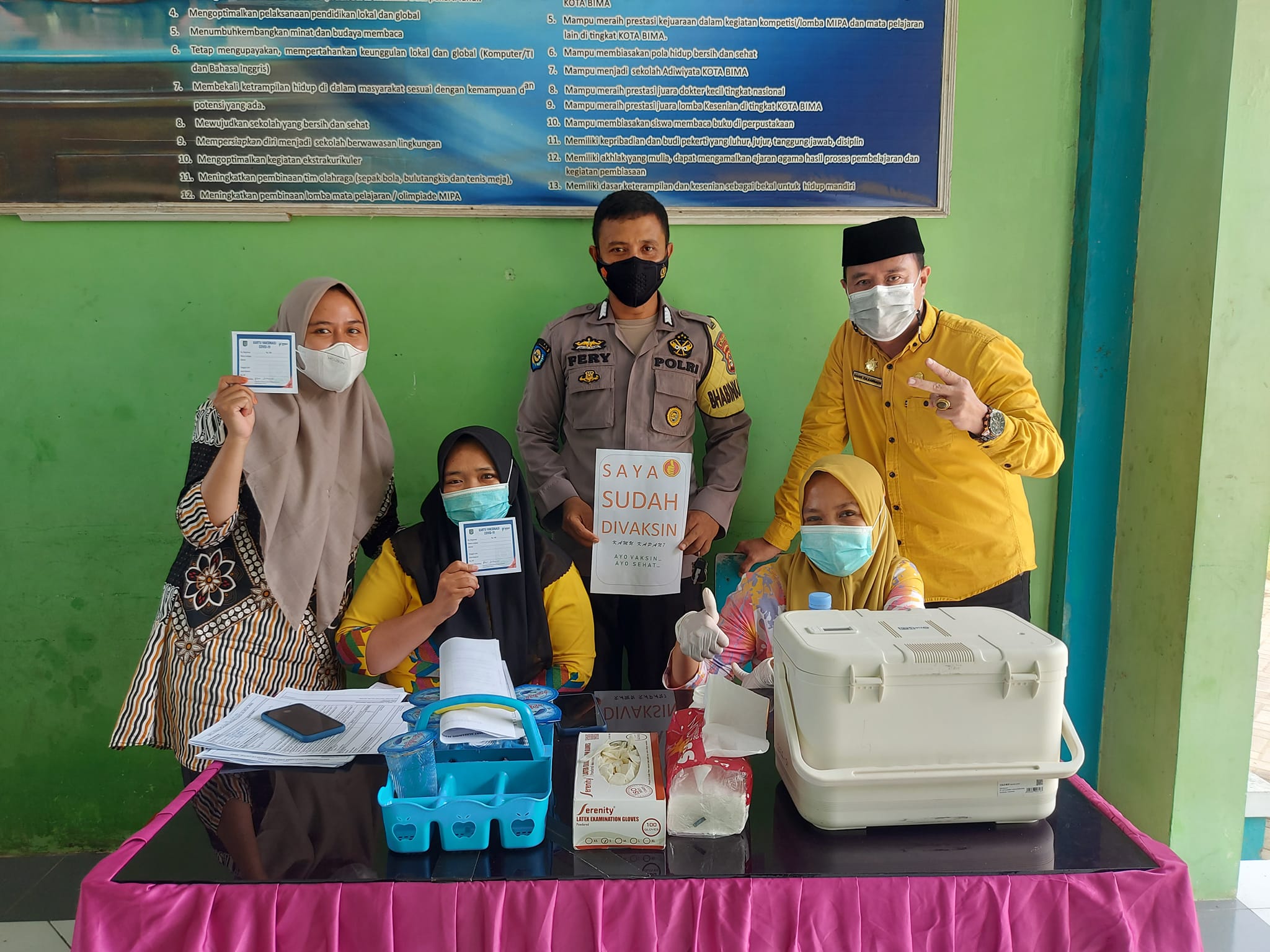 Kegiatan vaksin Usia dini